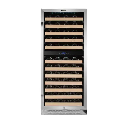Whynter BWR-0922DZ 92-Bottle Dual Zone Built-In Wine Refrigerator