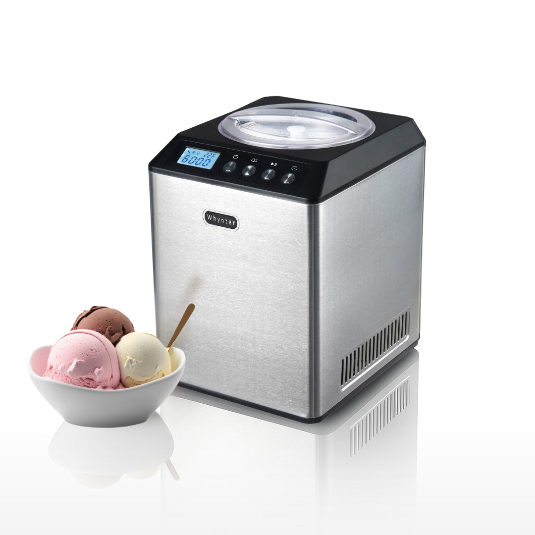 Whynter 2.1 Qt Upright Automatic Compressor Ice Cream Maker ICM-201SB