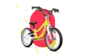woom GO 1 PLUS Balance Bike