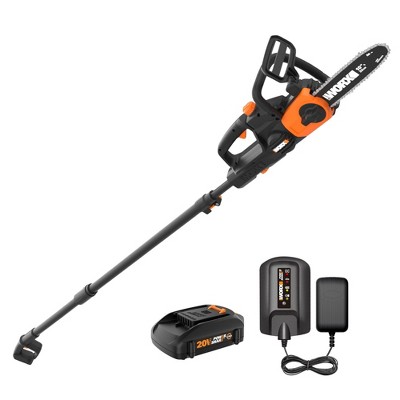 WORX WG323 20V PowerShare 10 in. Cordless Pole/Chain Saw