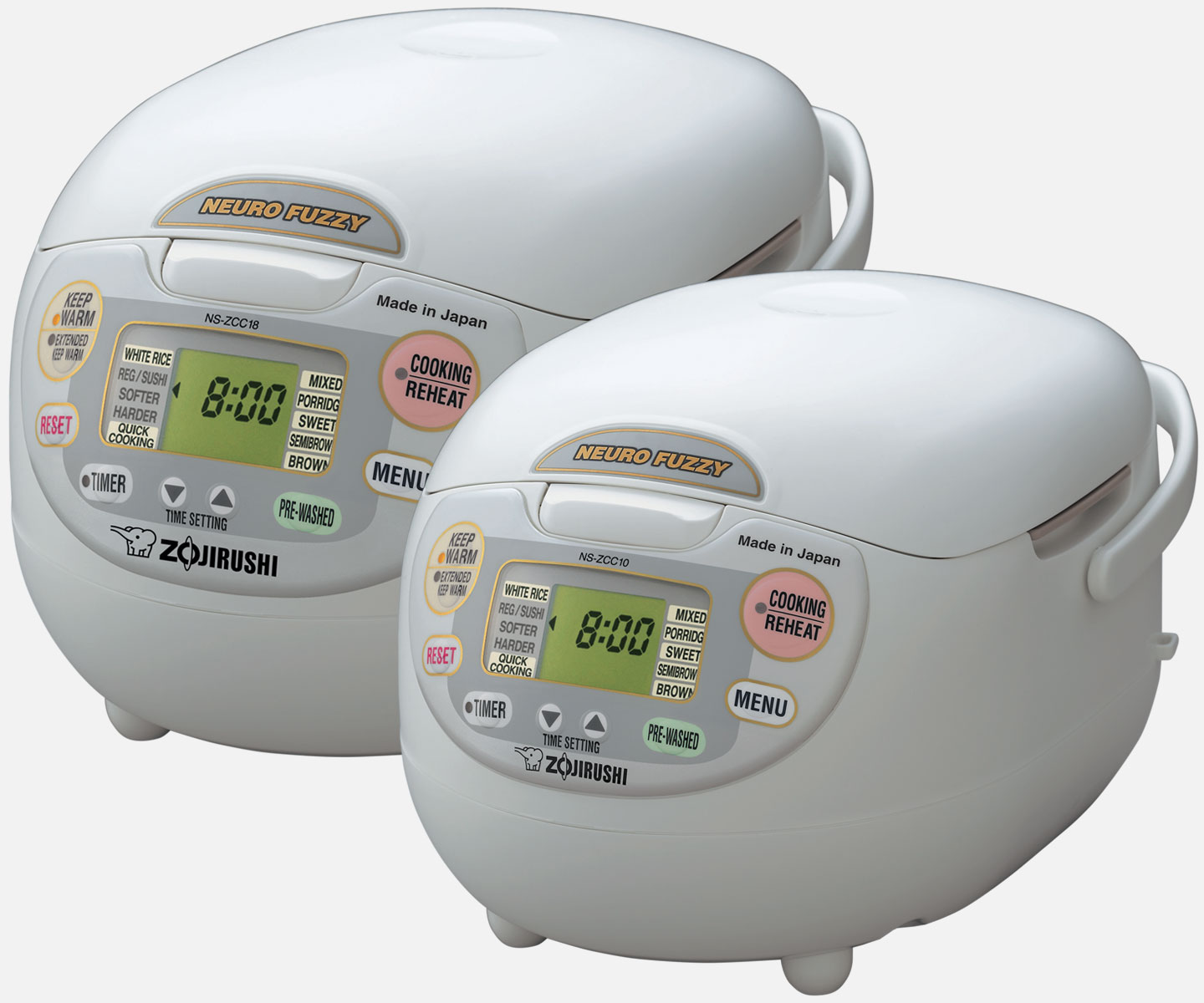 Neuro Fuzzy Rice Cooker & Warmer NS-ZCC10