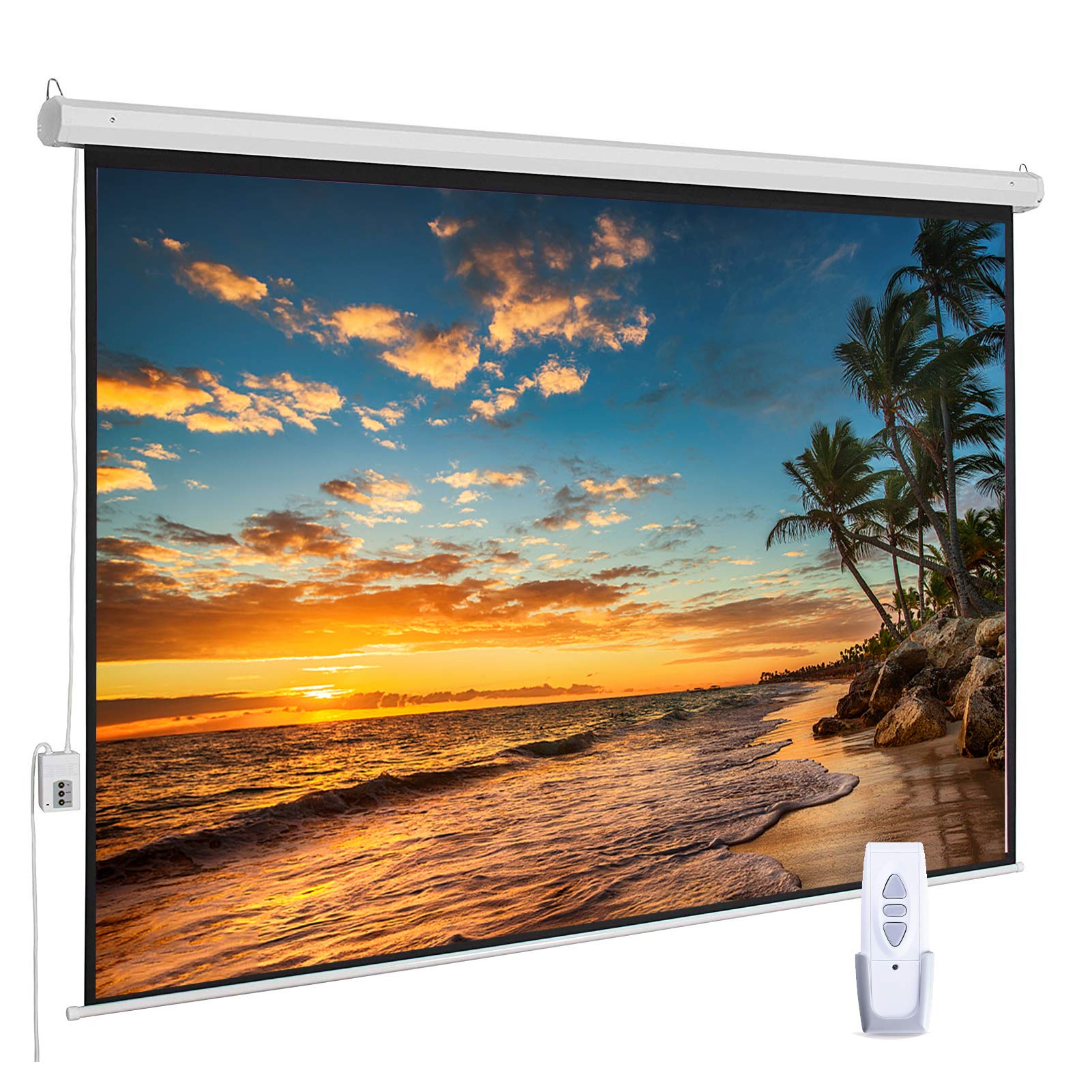ZUEDA 100-inch Motorized Screen